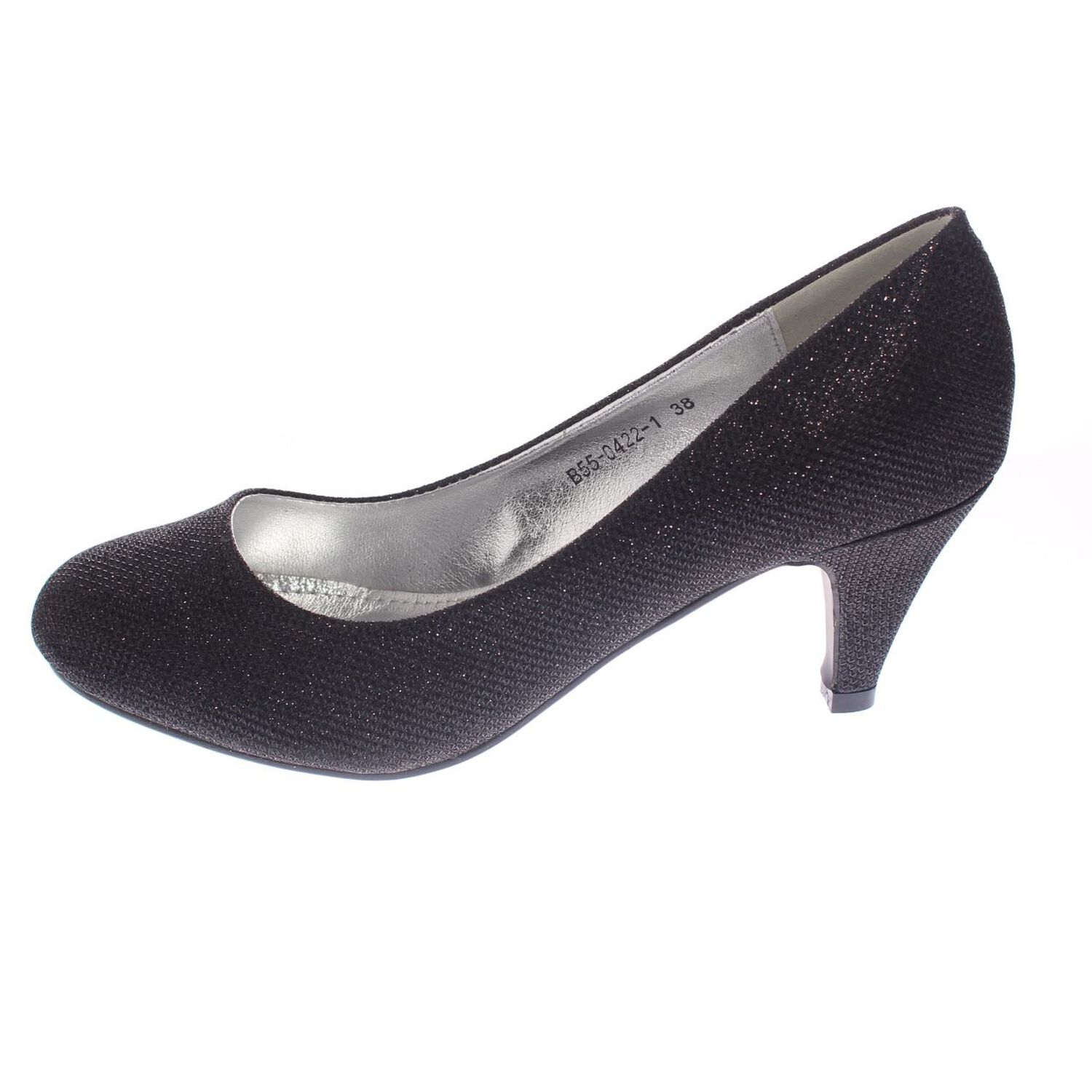 Zapato Taco Negro Hualun Art: 5b5504221black image number 2.0
