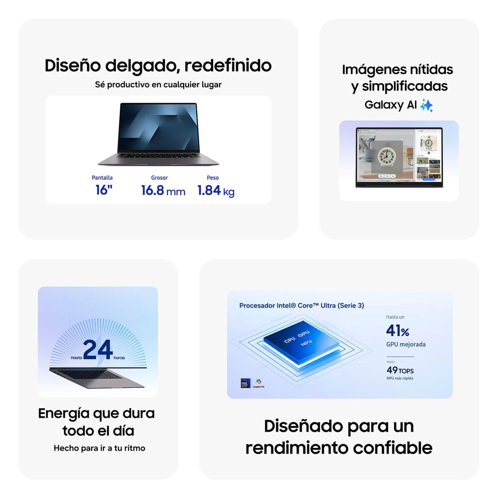 Galaxy Book 6 14 Ultra 5 16gb Copilot Pc Gris Windows 11 Home 16gb 1tb Intel Core Ultra 5 125h image number 4.0