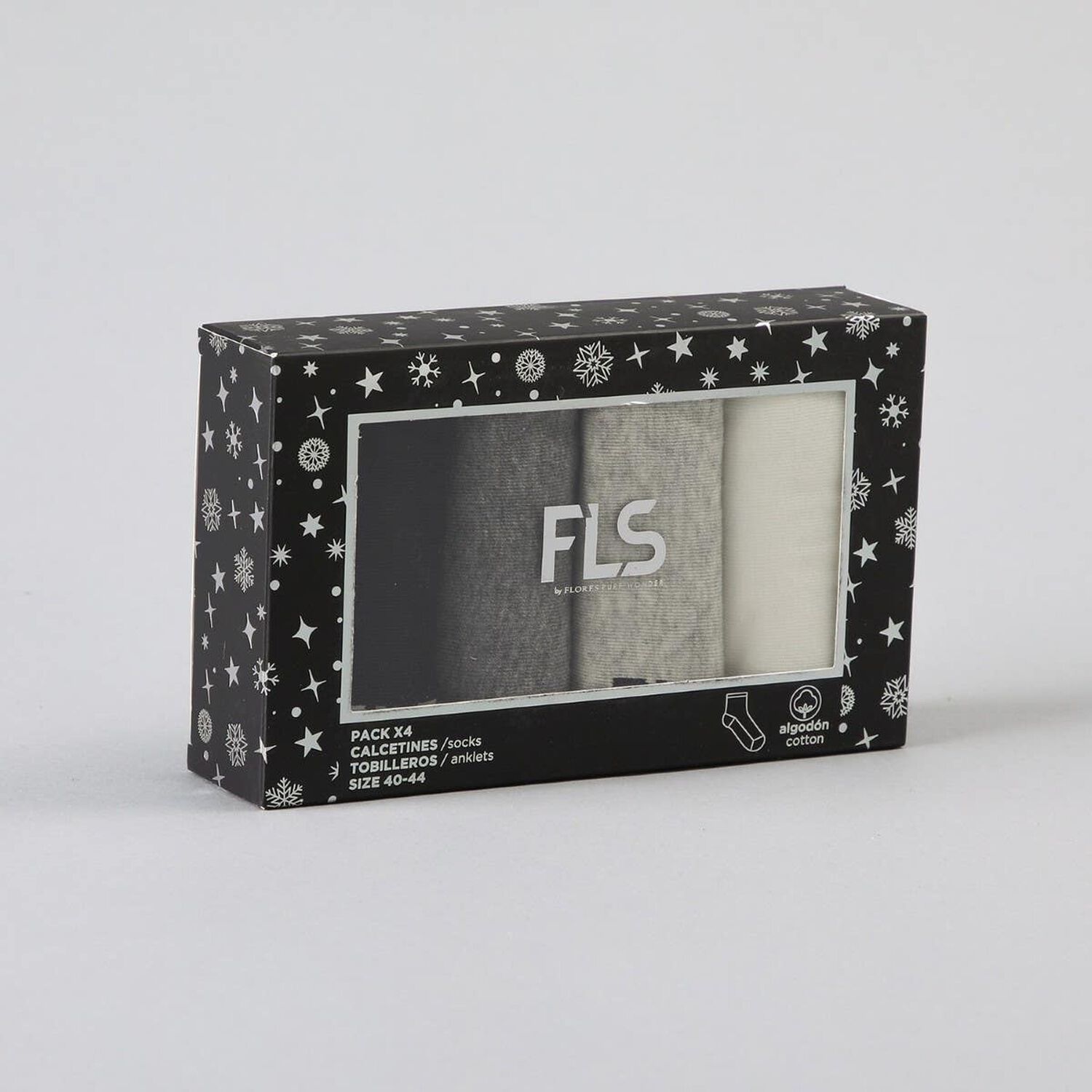Calcetin 4x Giftbox Fls Flores Hombre 50801-171 image number 1.0
