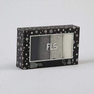 Calcetin 4x Giftbox Fls Flores Hombre 50801-171