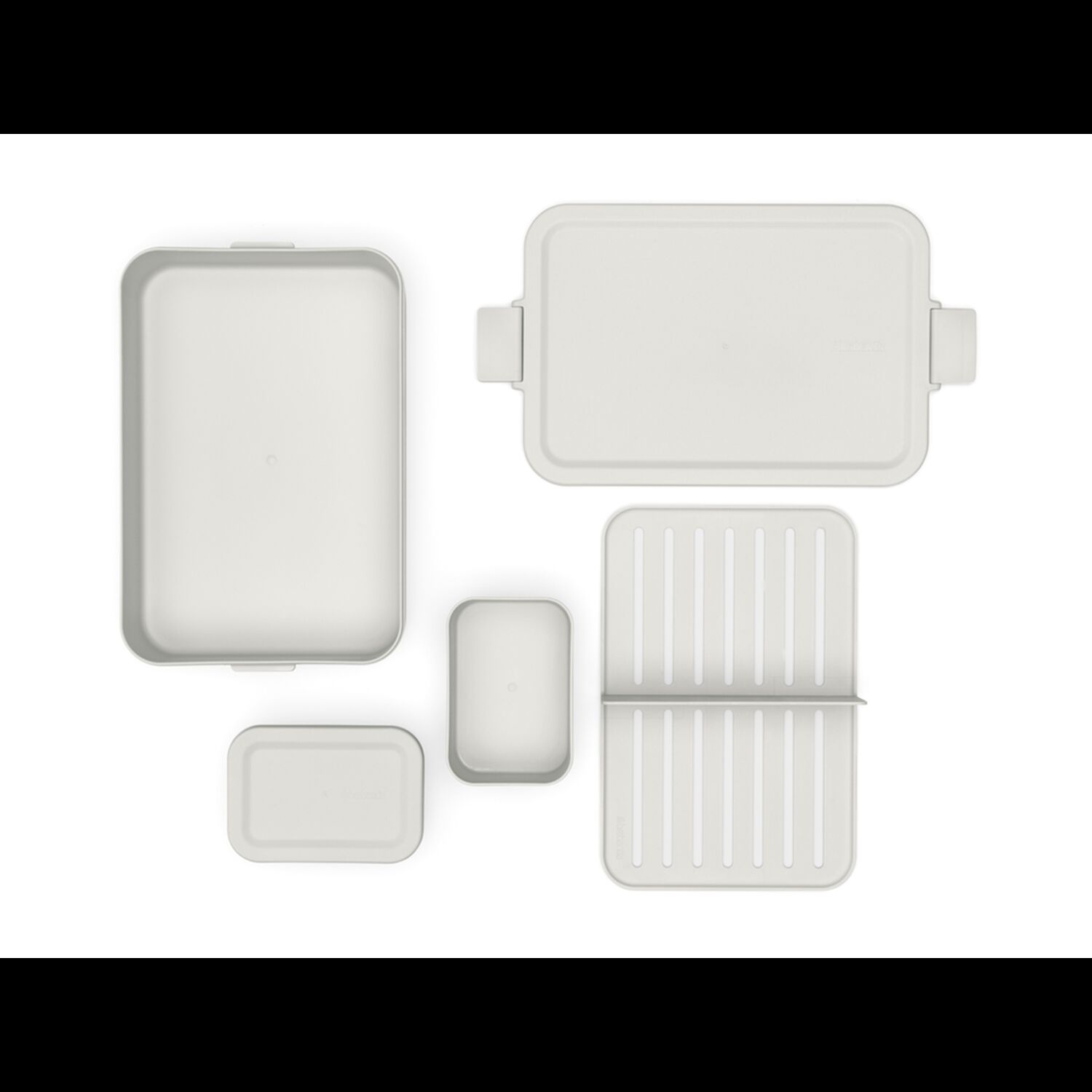 Contenedor Para Almuerzo Make & Take Bento Grande Light Grey image number 3.0