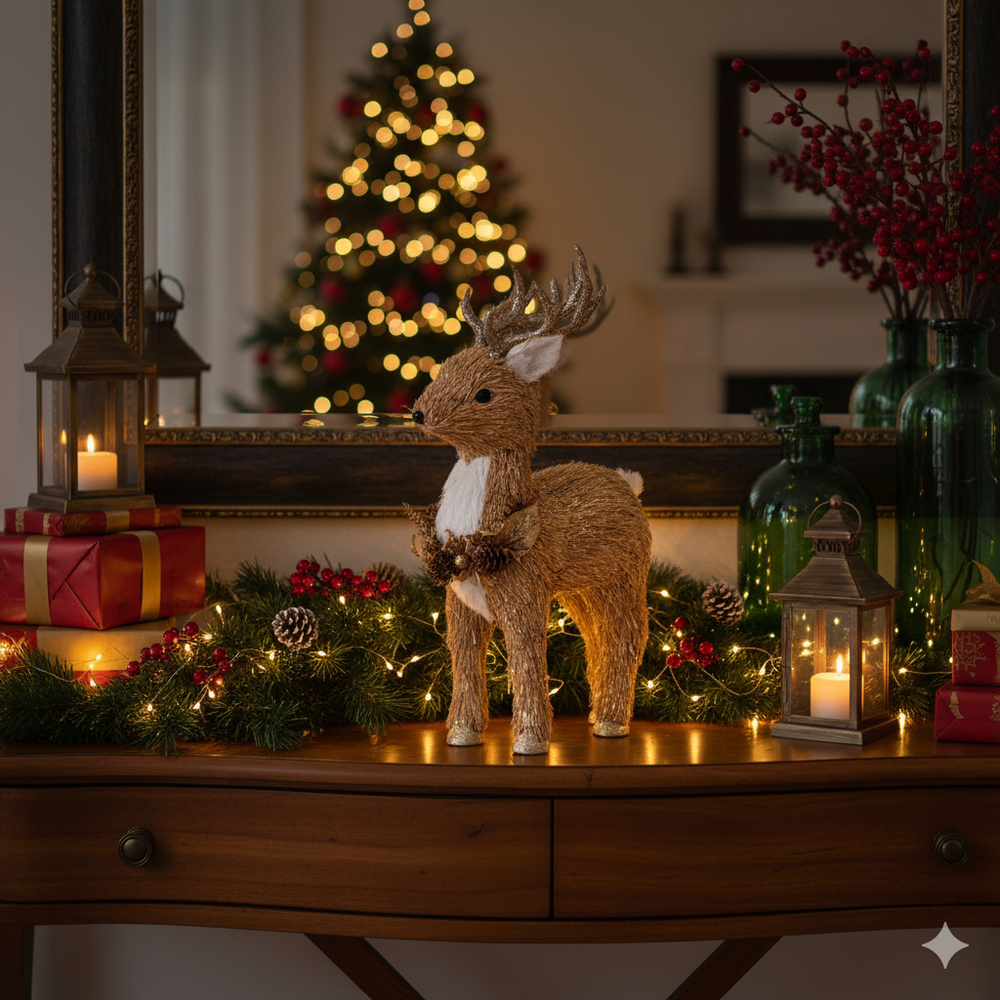 Adorno De Navidad Casaideal Figura Reno image number 2.0