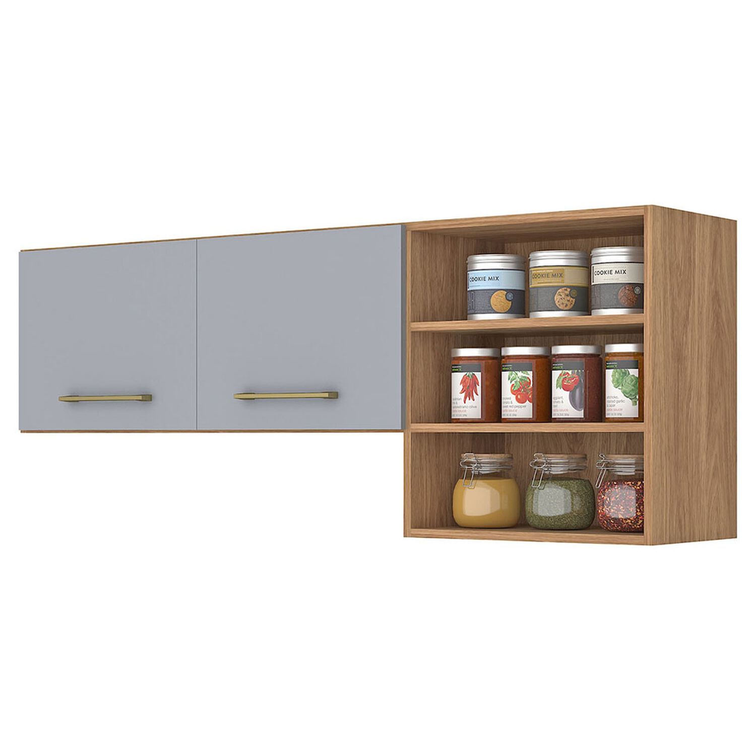 Mueble De Cocina Aereo Vekkahome Alba / 2 Puertas image number 5.0