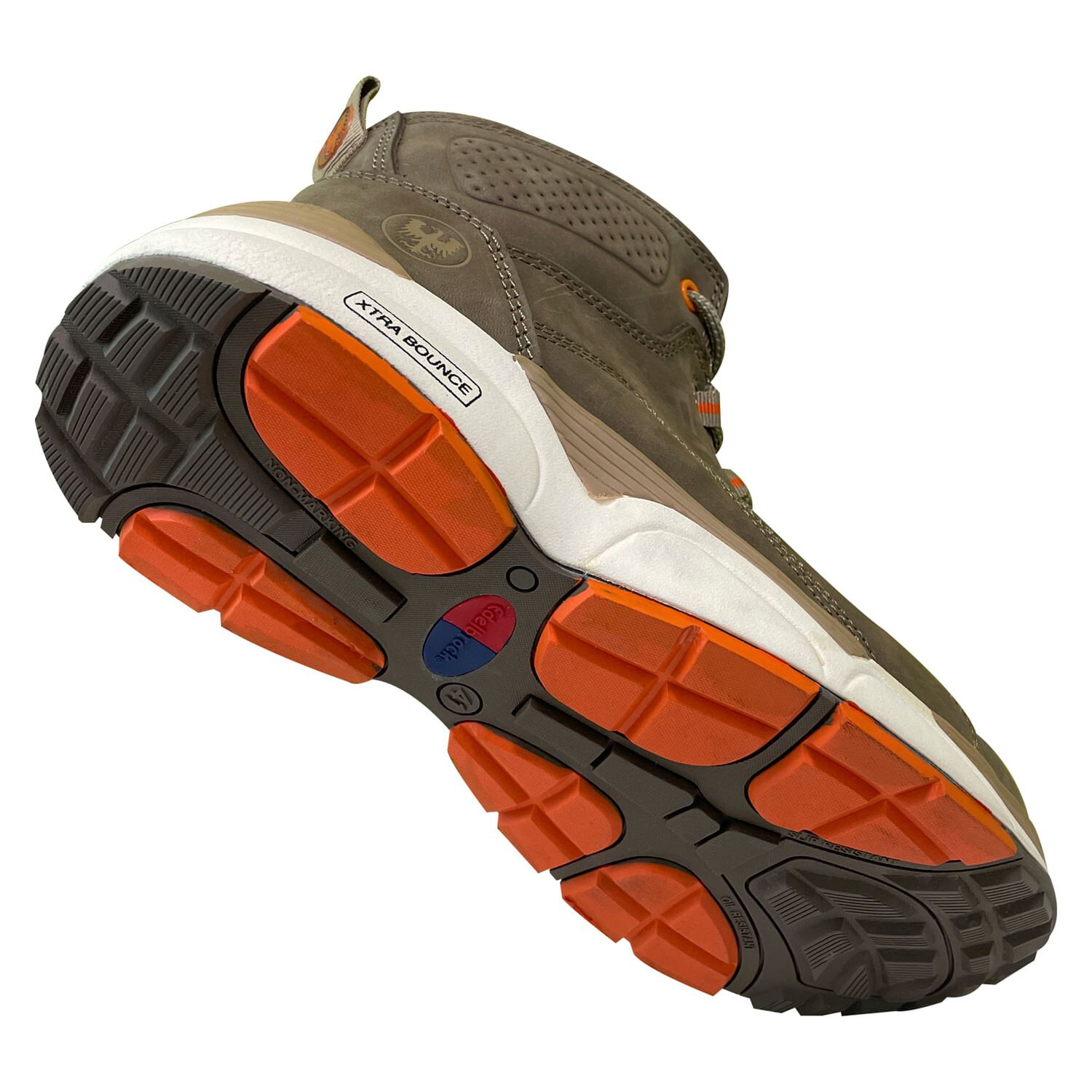 Zapato Seguridad Edelbrock Edbk Xtra Bounce Caf&eacute; image number 5.0