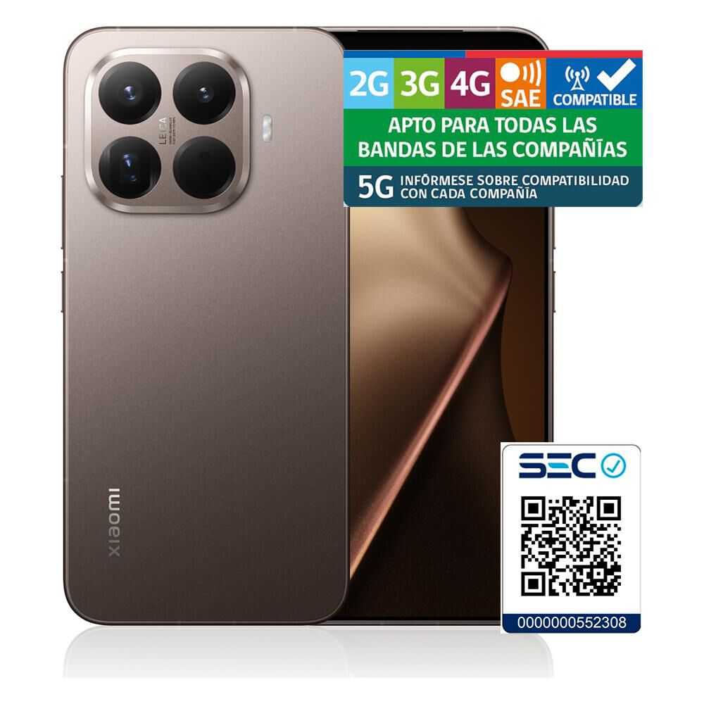 Smartphone Xiaomi 15T Pro / 5G / 512 GB / Mocha Gold / Liberado image number 8.0