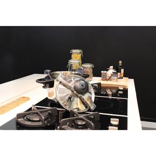 Olla Presi&oacute;n Clasica Acero Inoxidable Marmicoc 8 Litros Cromada