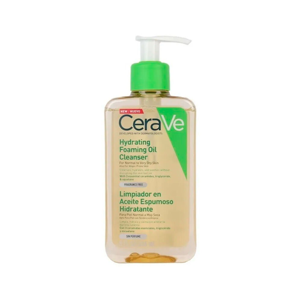 Cerave Limpiador Aceite Espumoso Hidratante 473 Ml image number 0.0
