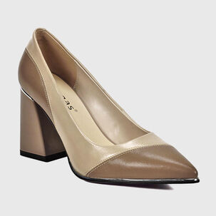 Zapato Cuero Anaelle Beige