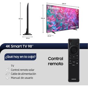 Led 98" Samsung UN98DU9000GXZS / Ultra HD 4K / Smart TV