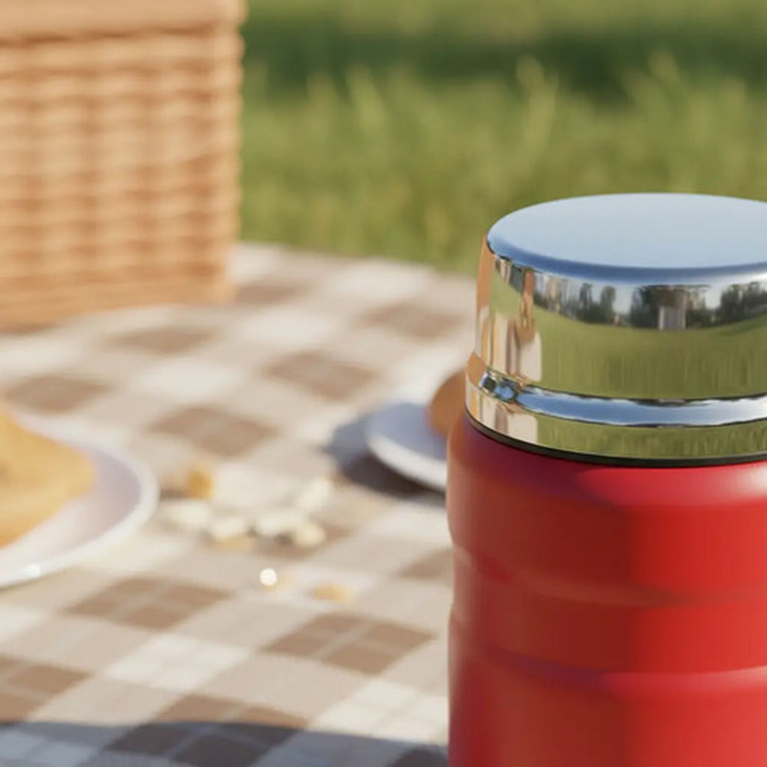 Termo Comida Acero Inox 750 Ml Halten Rojo image number 5.0