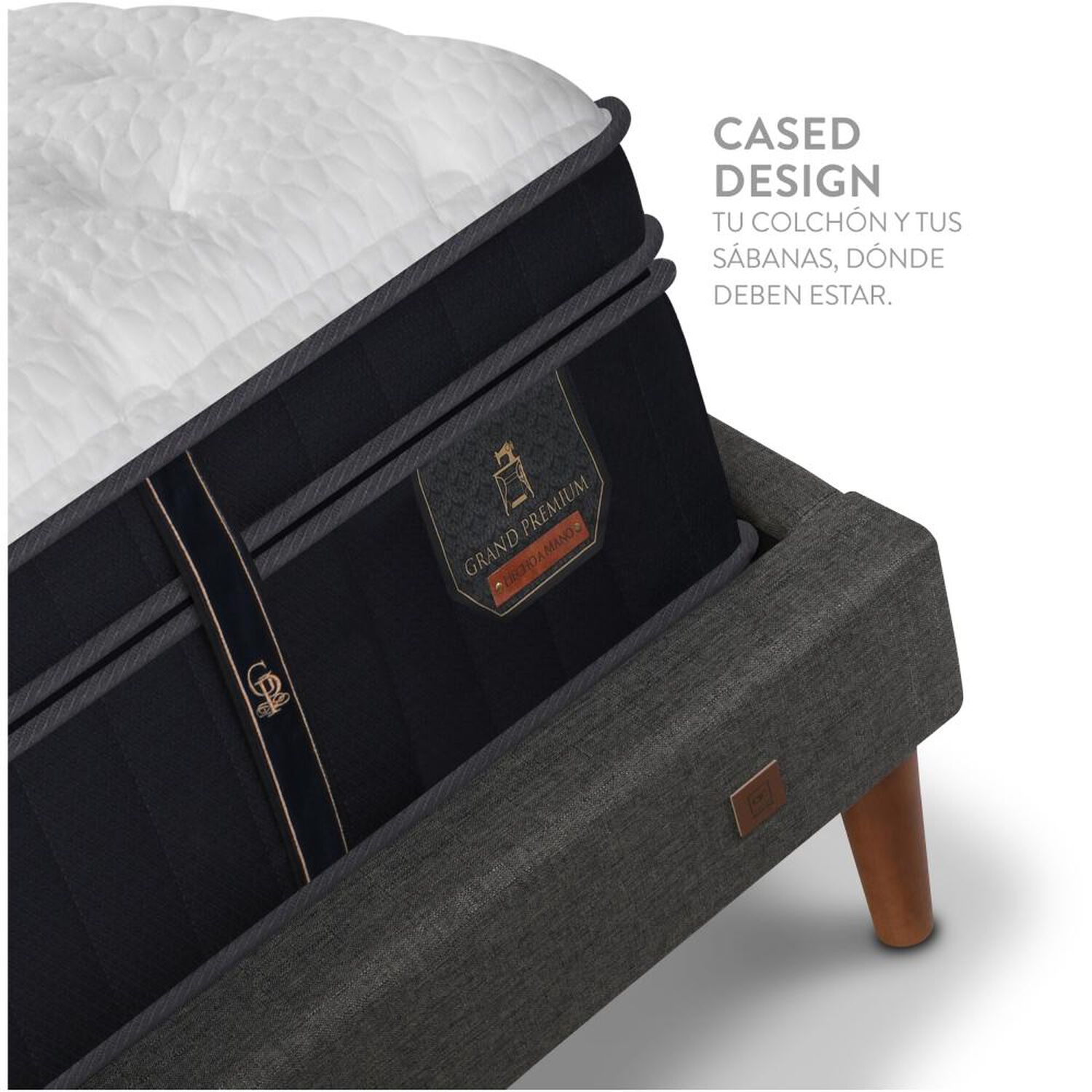 Cama Europea Cic Grand Premium / 2 Plazas / Base Normal image number 11.0