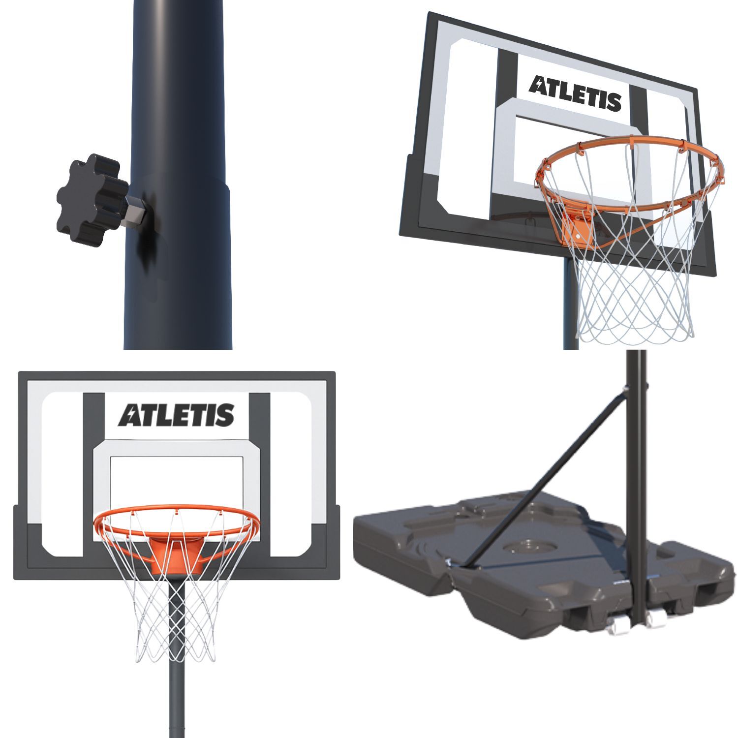 Aro De B&aacute;squetbol Ajustable 1.08 M A 2.10 M Arena image number 3.0
