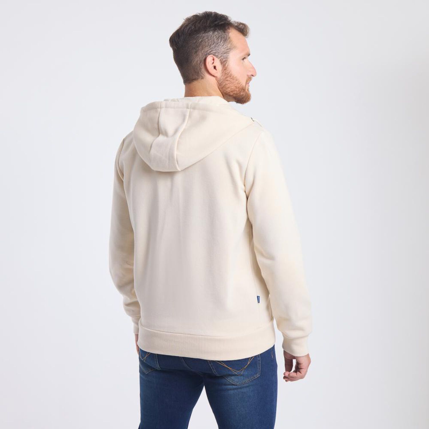 Poler&oacute;n Liso Regular Cuello Redondo Hombre Peroe image number 3.0