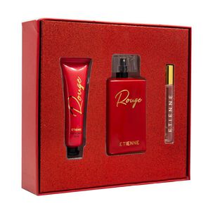 Set De Perfumería Mujer Rouge Etienne / 100 Ml + 10 Ml / Eau De Parfum + Crema 50 Gr