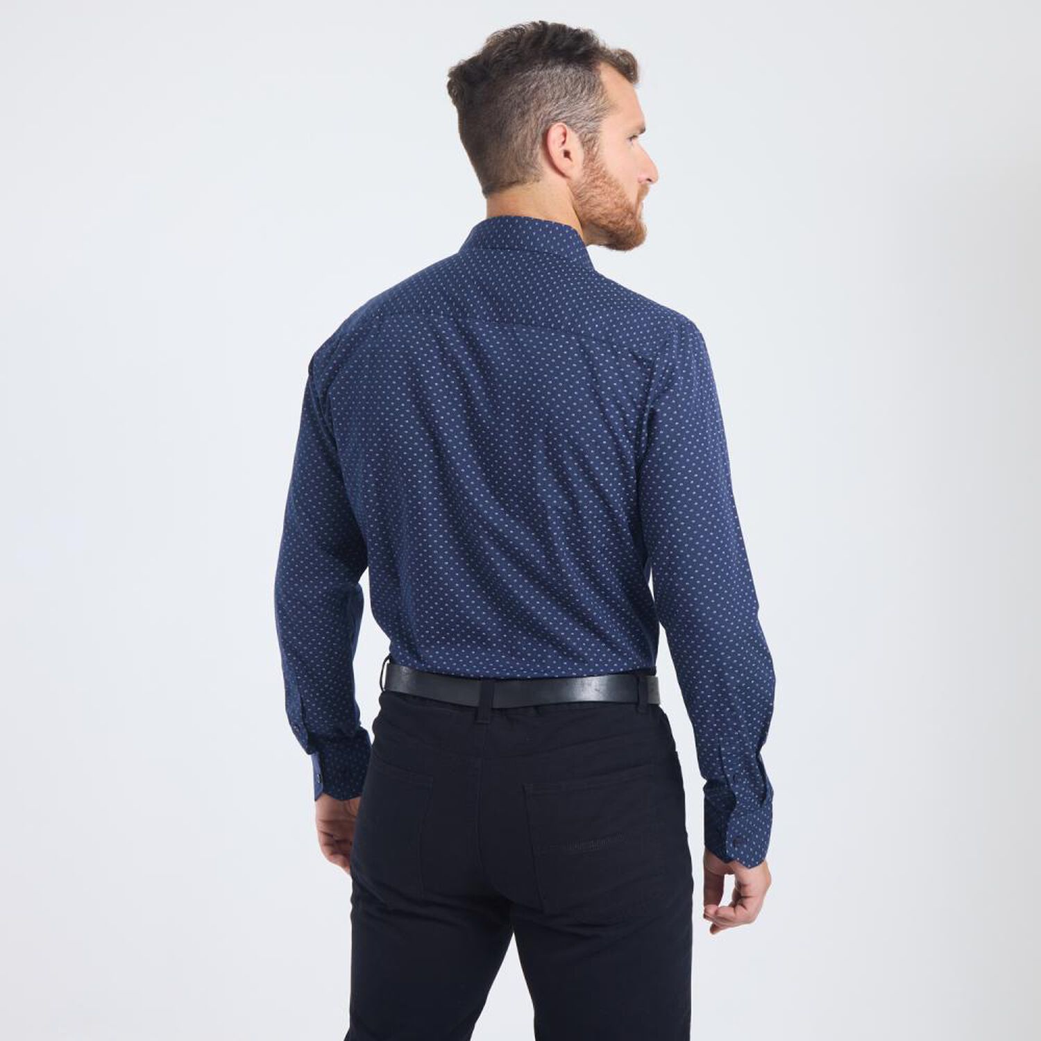 Camisa Estampada Regular Manga Larga Hombre Herald image number 3.0