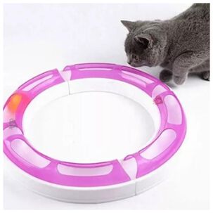 Juguete Interactivo Laberinto Giratorio Para Gatos Mascotas