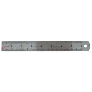 Regla Metalica 20 Cm Con Funda Protectora - Ps