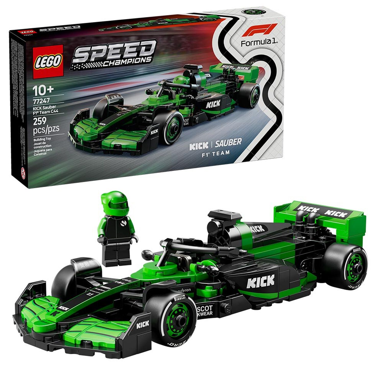 Lego Speed Champions - Auto De Carreras Kick Sauber F1 Team C44 - 77247 image number 0.0