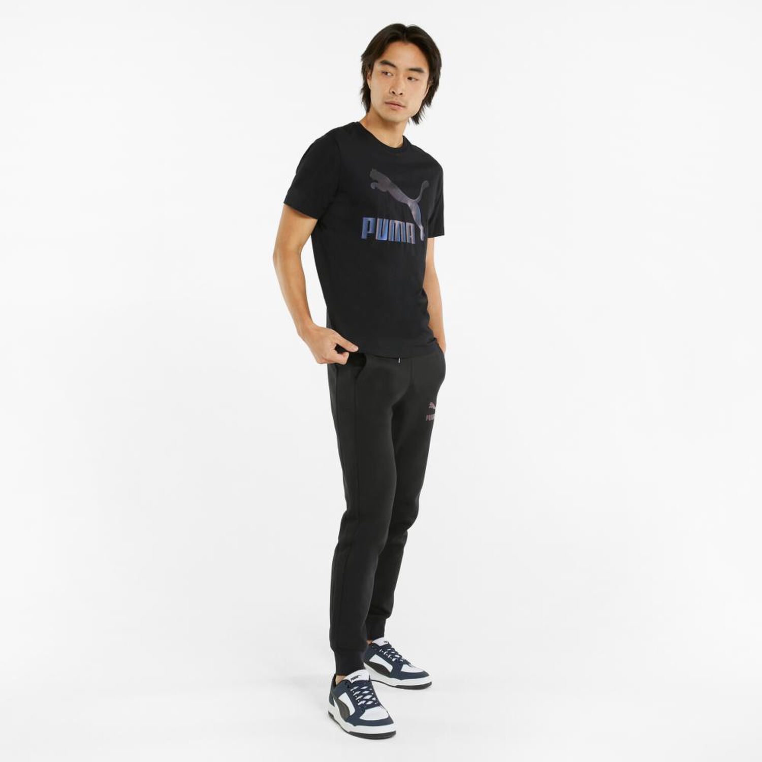 Polera Manga Corta Hombre Classics Logo Puma image number 4.0