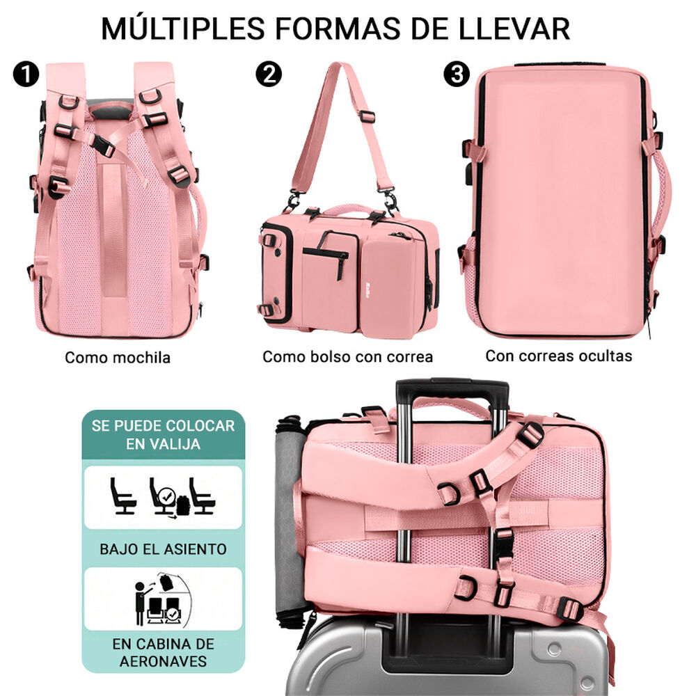 Mochila De Viaje Kolke Hikes 40 L Impermeable Multifuncional image number 35.0