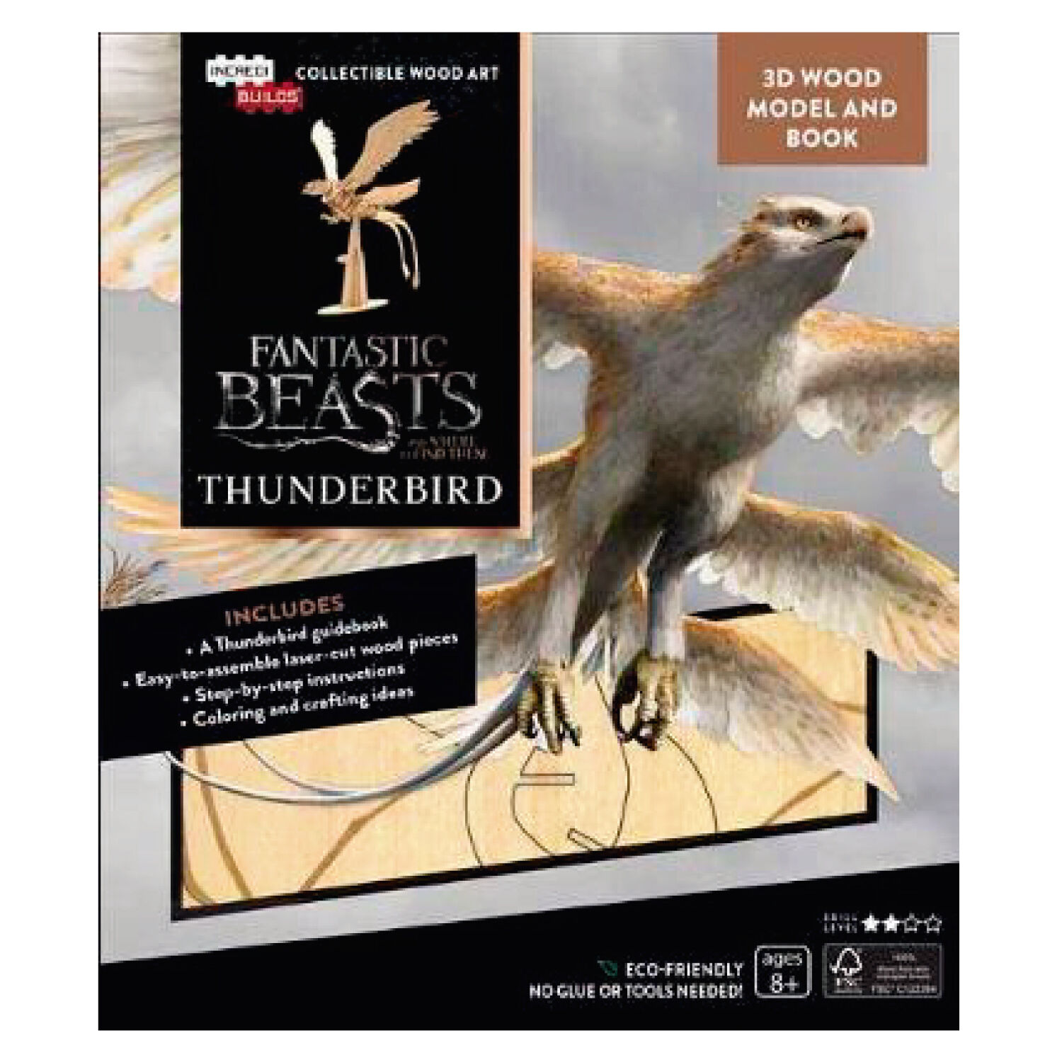 Harry Potter Fantastic Thunderbird Modelo Armable En Madera image number 0.0