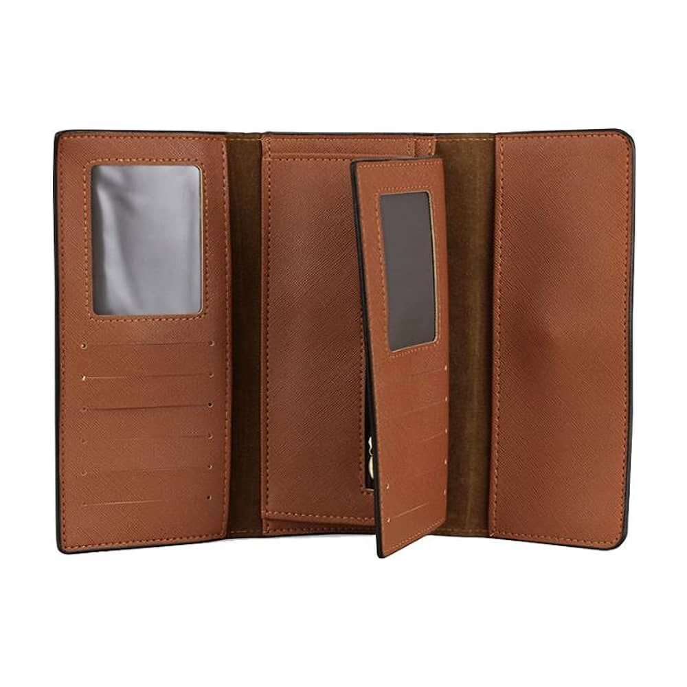 Billetera Mujer N&aacute;poles Caf&eacute; Carven image number 2.0