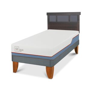 Cama Europea Cic Excellence Plus / 1.5 Plazas / Base Normal + Respaldo