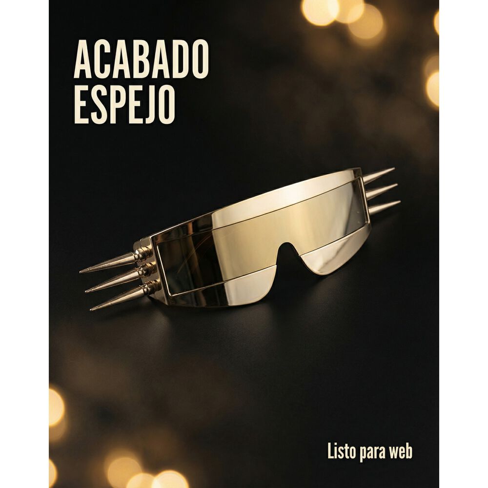 Lentes Premium Steampunk Para Fiestas Reggaet&oacute;n Metaleros image number 14.0