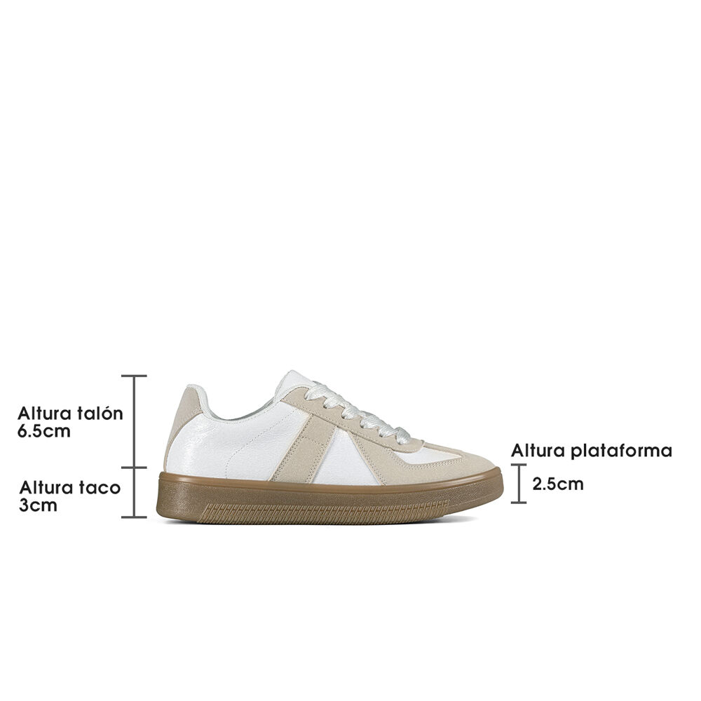 Zapatilla Deportiva Comfort Mujer Eco Cuero Weide Tfa201 image number 4.0