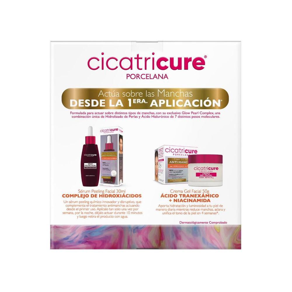 Pack Cicatricure Anti Manchas Sérum + Crema Gel Facial image number 3.0