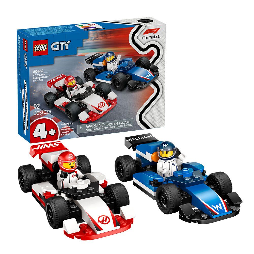Lego City - Autos De F1 Williams Racing Y Haas F1 - 60464 image number 0.0