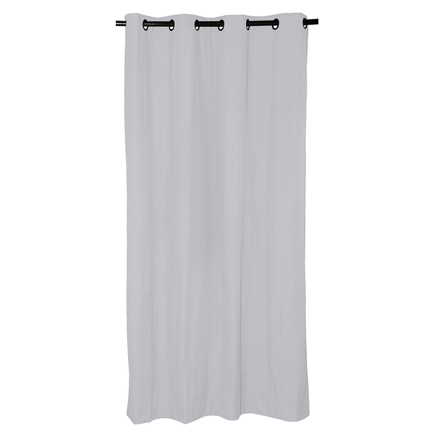 Set 2 Cortinas Bout Microfibra Blanco 140x225 image number 1.0