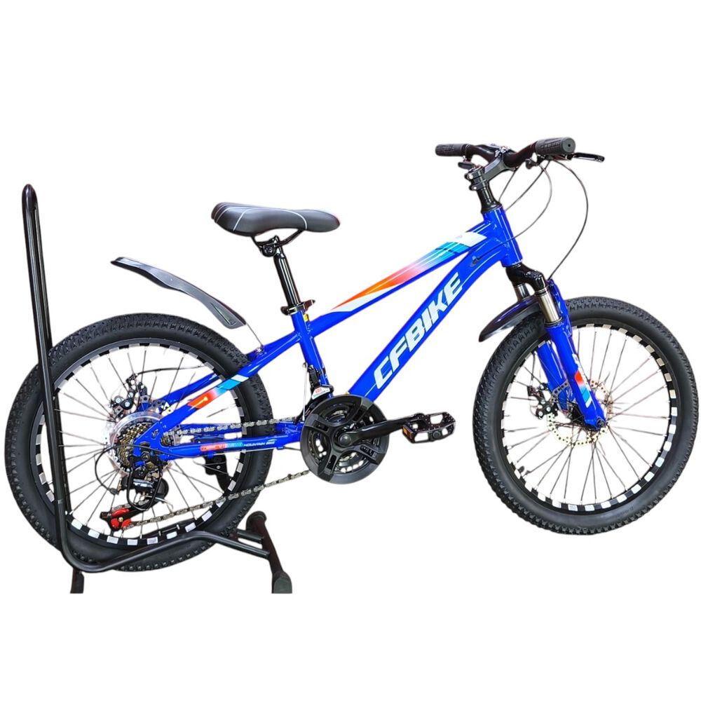 Bicicleta Aro 20 Cfbike Con Freno Disco Y 21 Vel. Azul image number 4.0