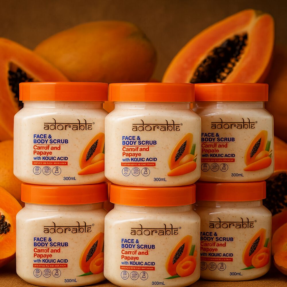 Pack Adorable 6 Exfoliantes Zanahoria-papaya & &Aacute;cido K&oacute;jico 300ml image number 2.0