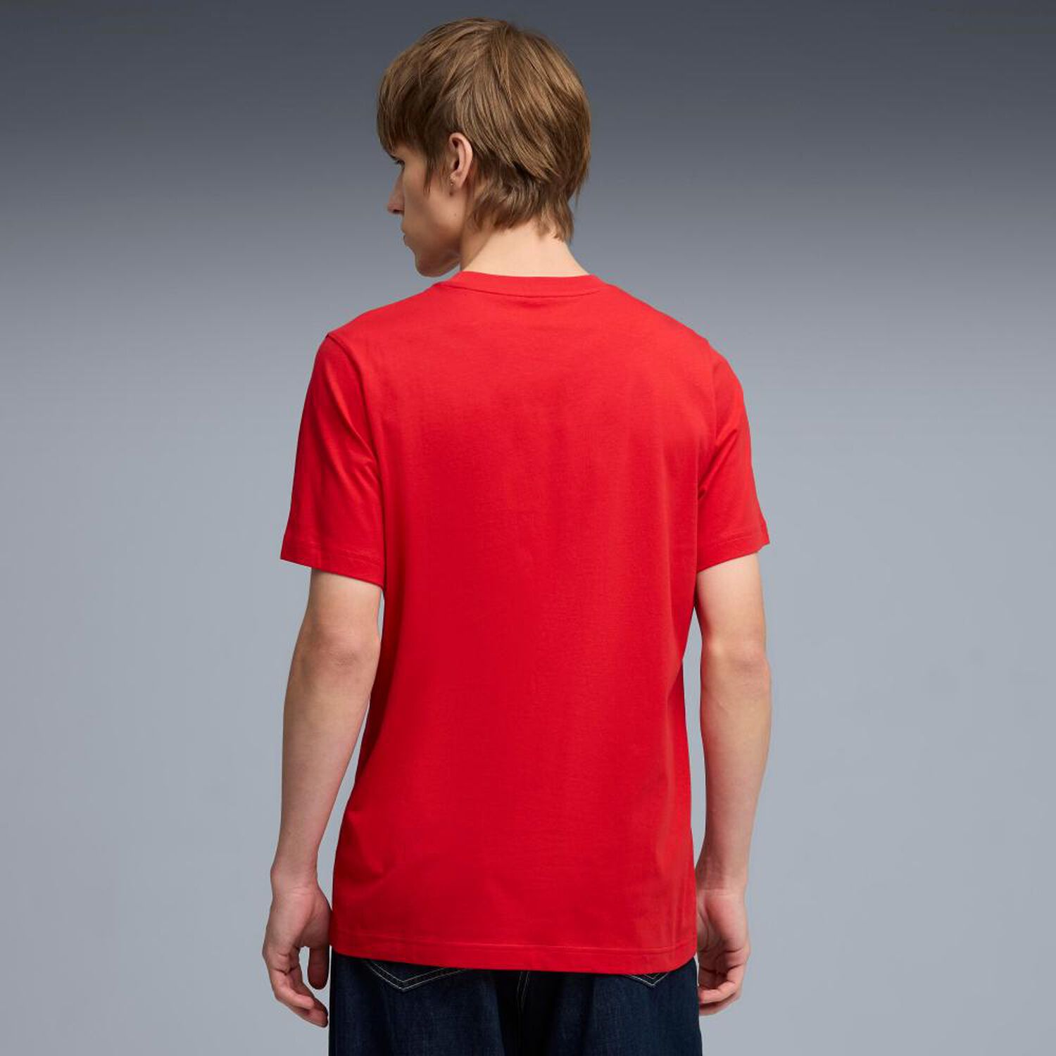 Polera Deportiva Hombre Puma Ess 2 Color Small No. 1 Logo Tee image number 3.0