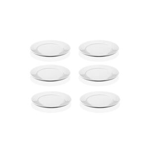 Set De 6 Platos Pc Amarillo 15 Cm