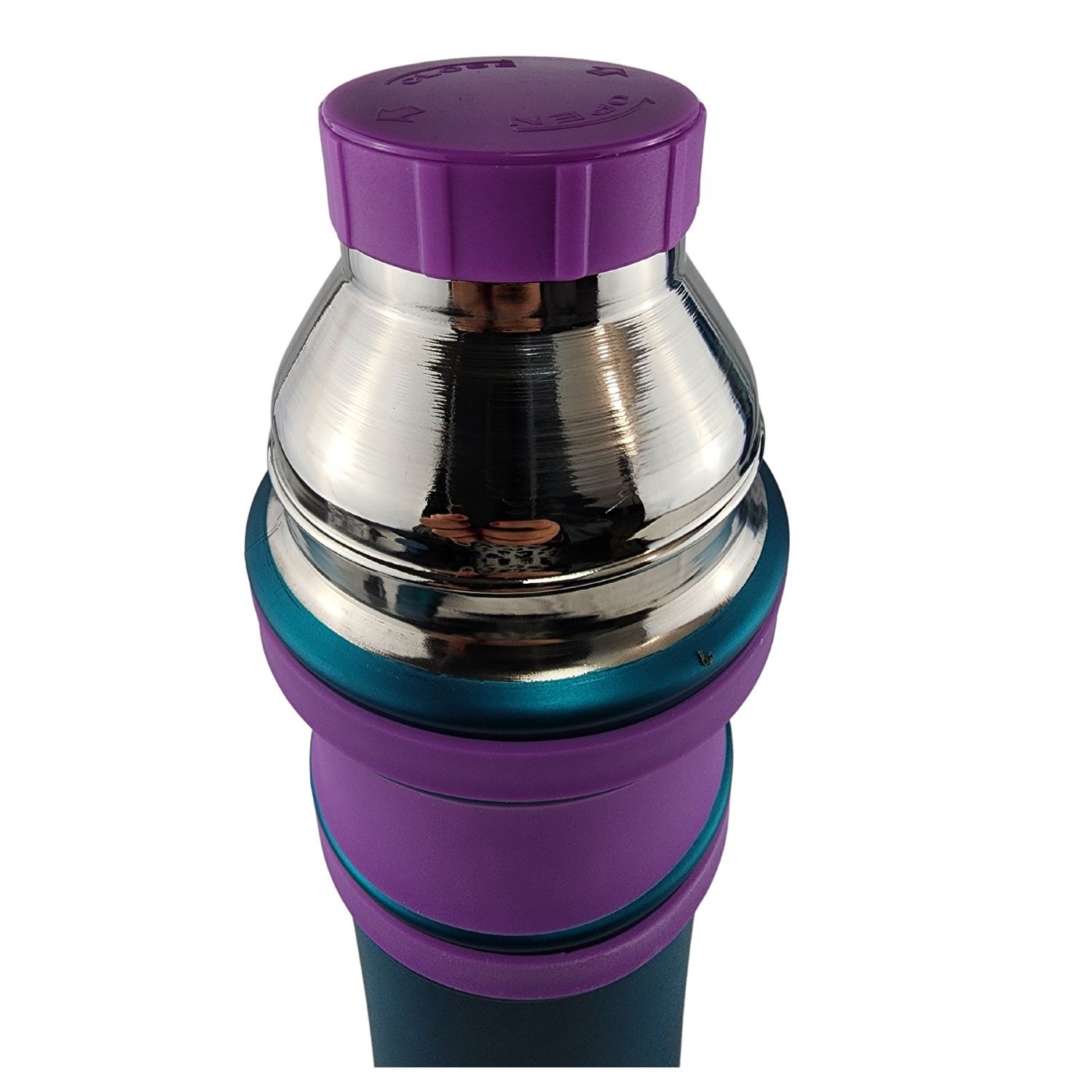 Termo Mega Slim Ii 1l Acero Inoxidable Bebidas Calientes Frias Turquesa image number 5.0