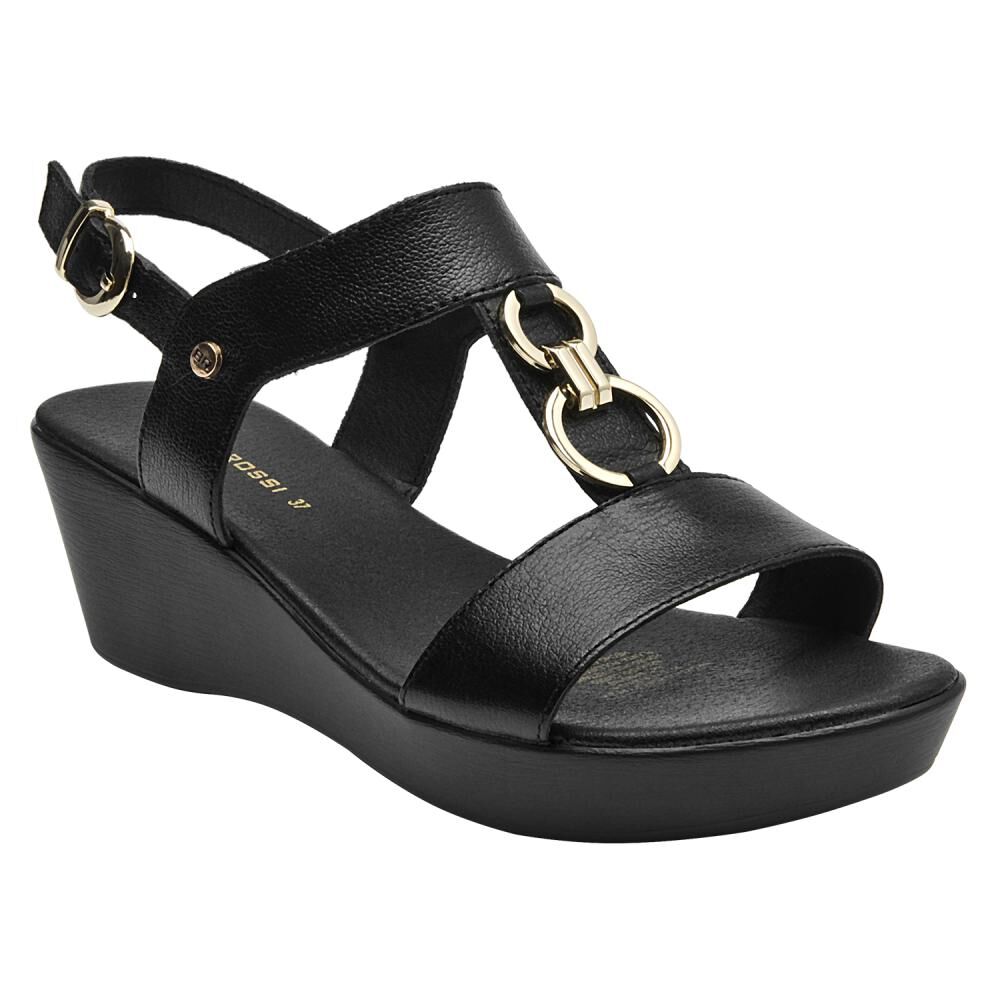 Sandalia Mujer Bruno Rossi Brm0169 Negro image number 1.0