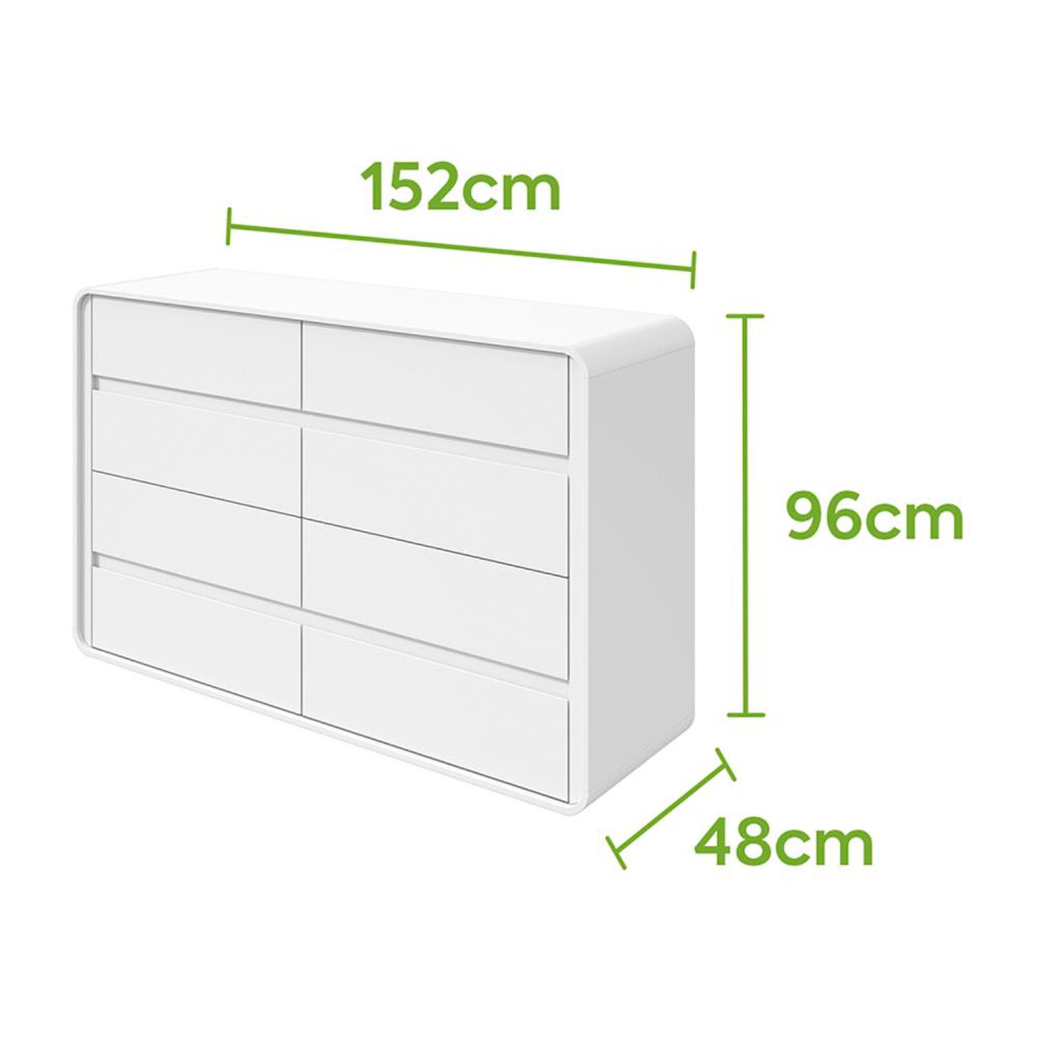 Comoda Di Poretti Design Comoda Loop / 8 Cajones image number 2.0
