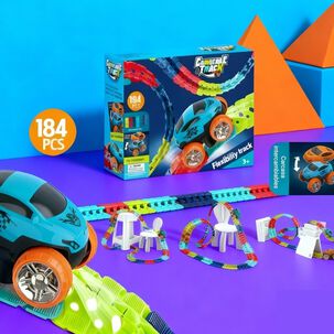 Autopista Magica Flexible Gravedad 0 184 Pcs Para Niños