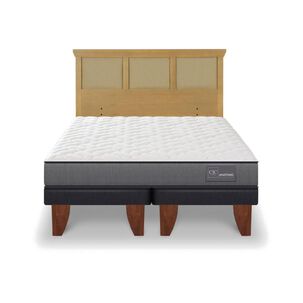 Cama Europea Cic Anatomic / 2 Plazas / Base Dividida + Respaldo