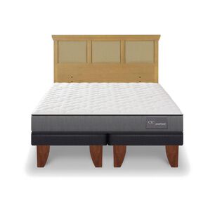 Cama Europea Cic Anatomic / 2 Plazas / Base Dividida + Respaldo
