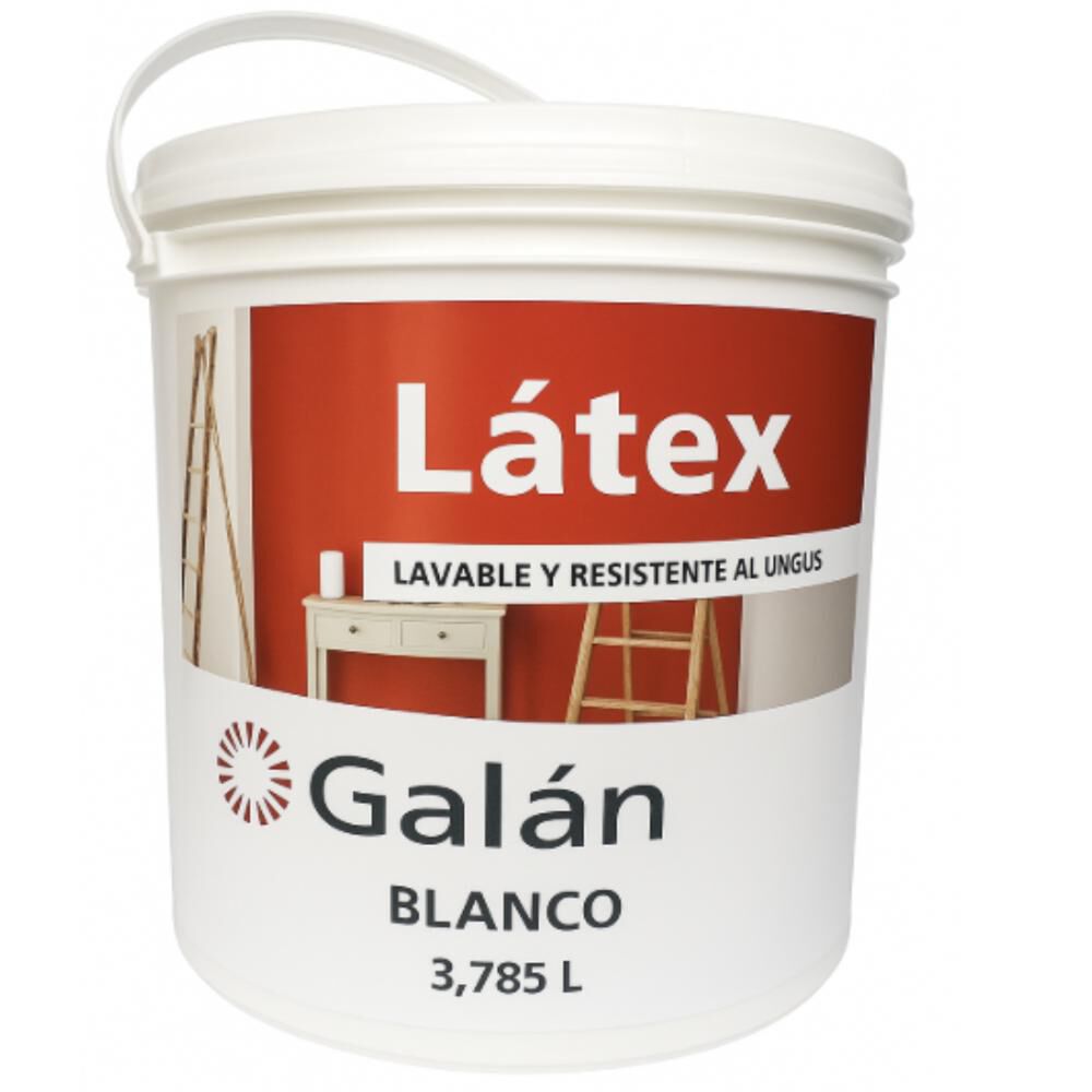 Pintura Galon Latex Blanco Mate Galan image number 2.0