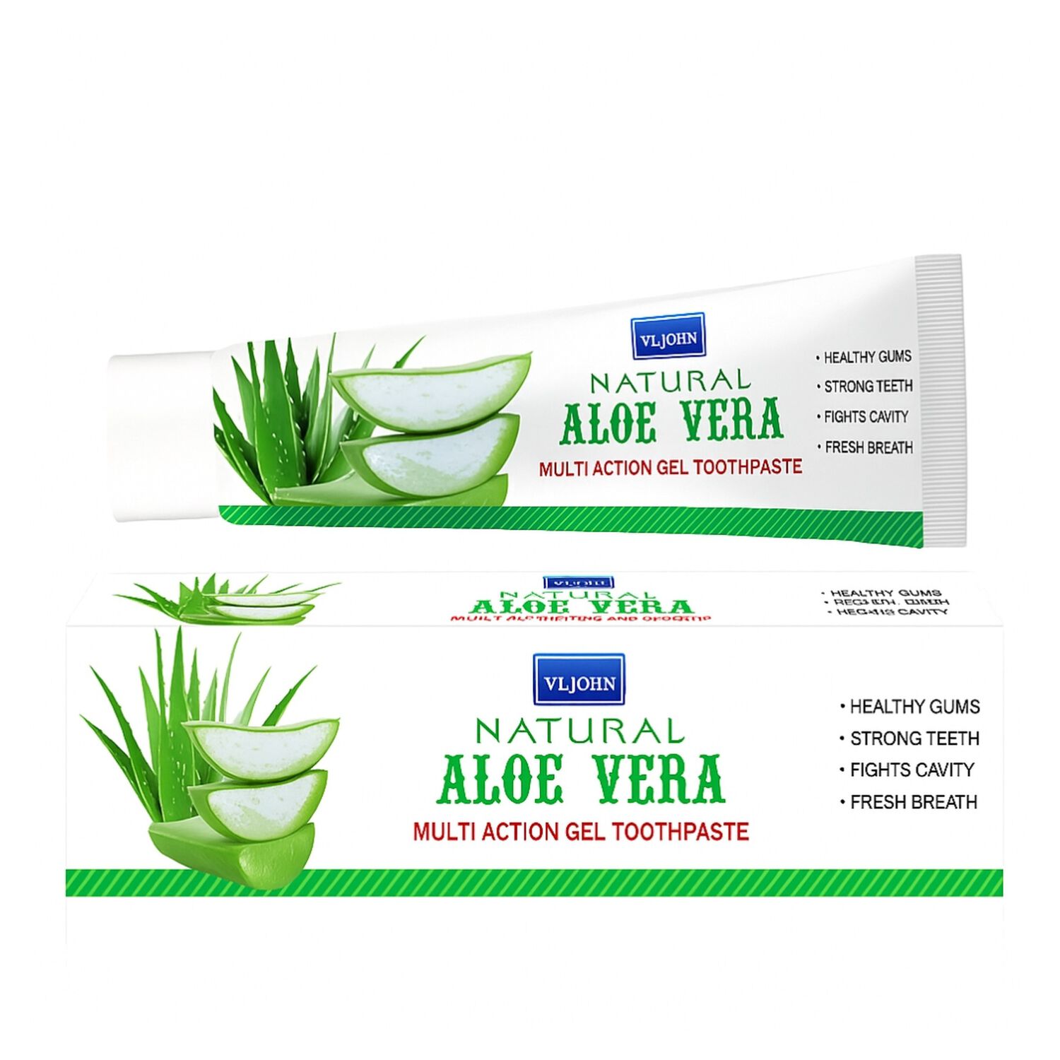Vi John Pasta Dental Gel Aloe Vera Natural 150 Gr image number 0.0