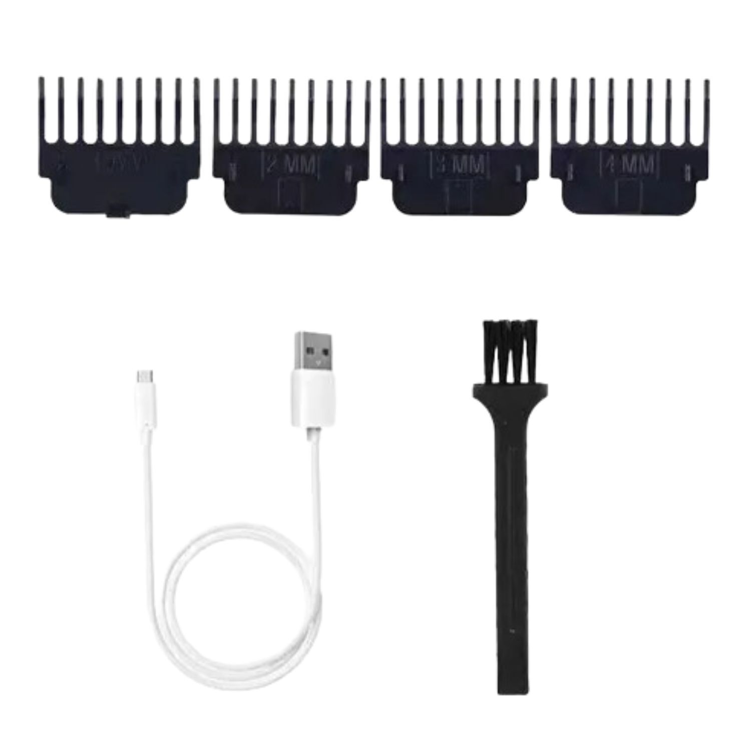 Maquina Cortador De Cabello Recargable Usb Patilla Barba image number 3.0