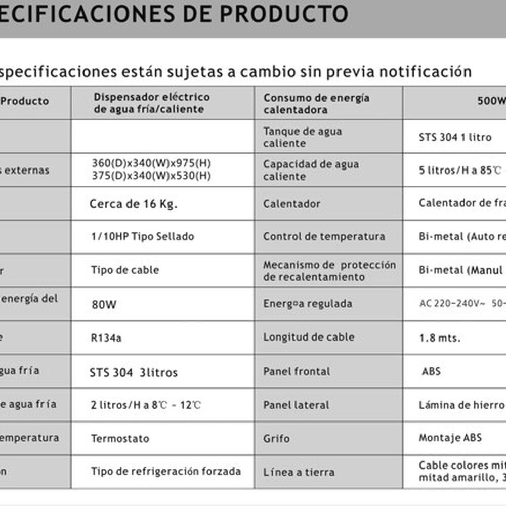 Dispensador De Agua Compresor 3 Llaves C/gaveta Gris Premium image number 7.0