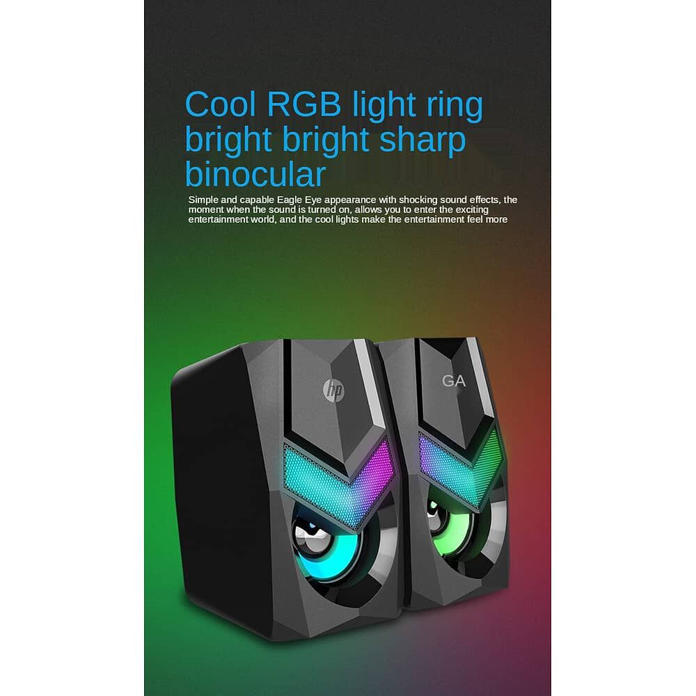 Parlante Usb Hp Multimedia Con Iluminaci&oacute;n Rgb Dhe-6000 image number 11.0