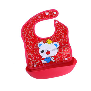 Babero Estereo Impermeable Y Desmontable De Silicona Bebe