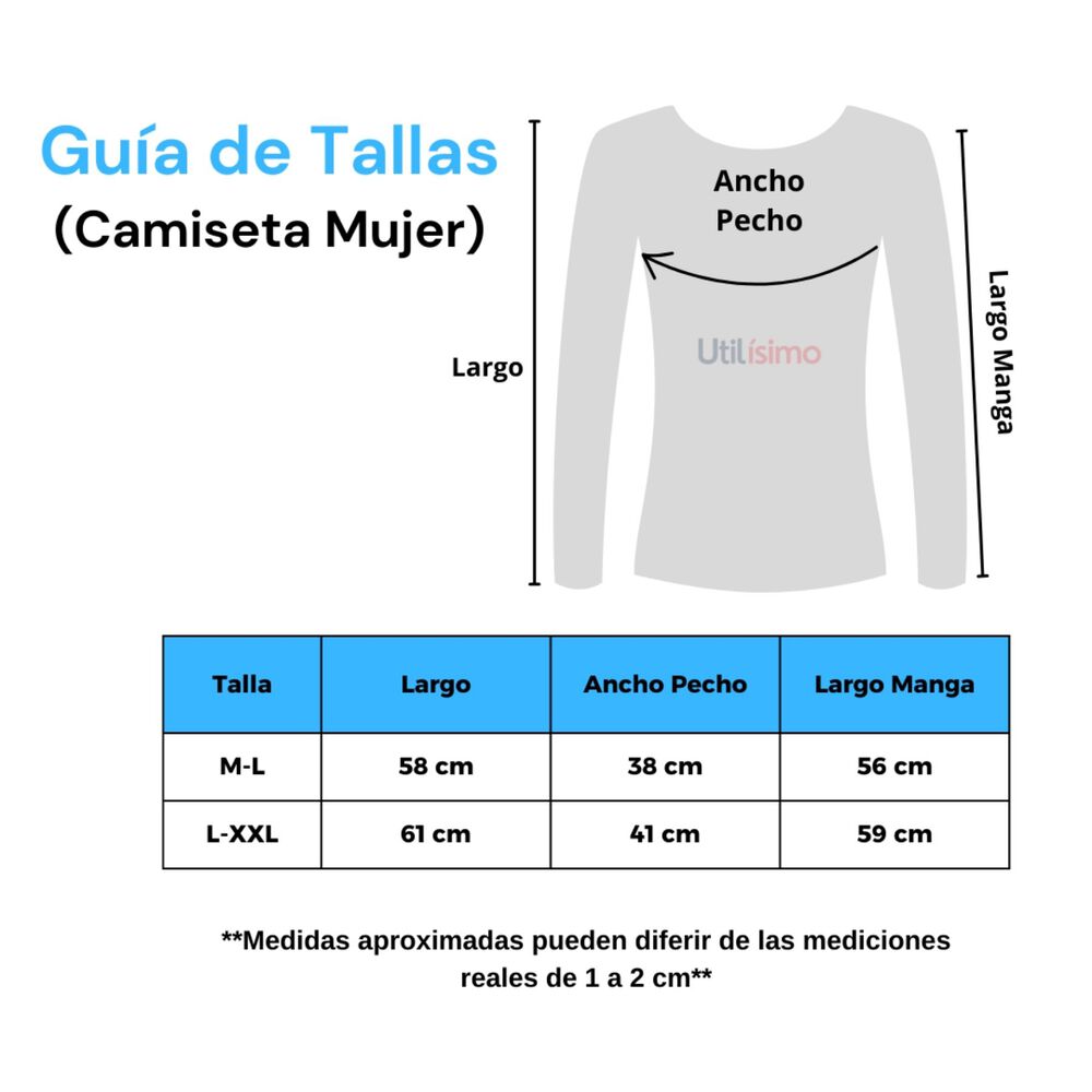 Pack 6 Camiseta Manga Larga Cuello V Bambú Mujer Primera Capa Blanco Y Negro image number 2.0