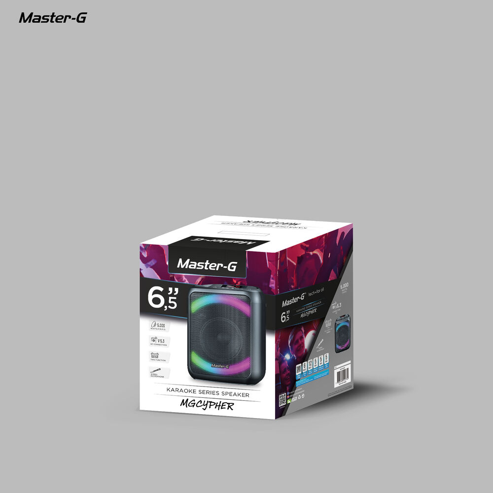 Parlante Karaoke Bluetooth Cypher 6,5 Con Micrófono image number 5.0